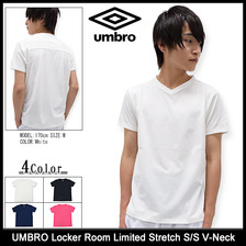 UMBRO Locker Room Limited Stretch S/S V-Neck UCS7691LR画像
