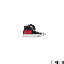 PINTRILL PLAY SNEAKER 70 HIGH PIN BLACK画像