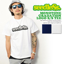 seedleSs. MONOTONE GRADATION LOGO S/S TEE SD16SP-SS01画像