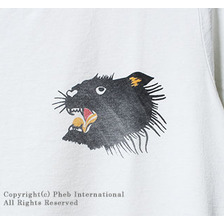 REMI RELIEF 黒豹 スペシャル加工 プリントTシャツ RN1619-3186画像