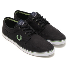 FRED PERRY STRATFORD CANVAS BLACK/WATERCRESS B8284-220画像