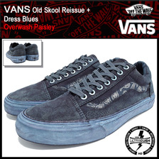 VANS Old Skool Reissue + Dress Blues Overwash Paisley VN-0004O7IH9画像