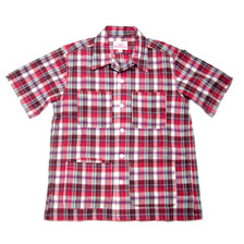 Battenwear FIVE POCKET ISLAND SHIRTS/red plaid画像