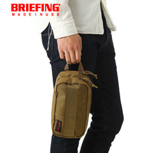 BRIEFING DOUBLE ZIP POUCH COYOTE BRF235219画像