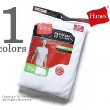 Hanes アメリカ企画 クルーネック ホワイト 3パックTシャツ 2135画像