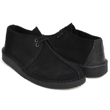 Clarks DESERT TREK BLACK SUEDE 26113258画像