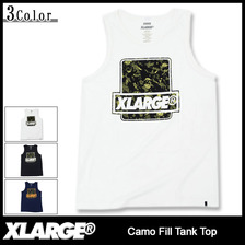 X-LARGE Camo Fill Tank Top M16B1701画像