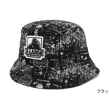 X-LARGE Exploded Gorilla Bucket Hat M16B9108画像
