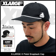 X-LARGE X Pistol Snapback Cap M16B9103画像