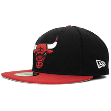 NEW ERA CHICAGO BULLS NBA-CHASE FITTED RED NECHB396画像
