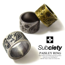 Subciety PAISLEY RING 10484画像