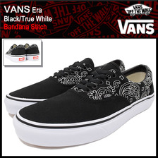VANS Era Black/True White Bandana Stitch VN-00018FI9P画像