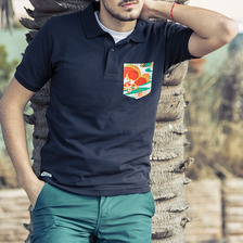 PROJECT SR'ES Another Fabric Aloha Pocket S/S Polo KNT01219画像