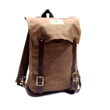 Seil Marschall MINI CANOE PACK / hand made in germany/waxed cotton tan画像