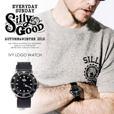 SILLY GOOD IVY LOGO WATCH画像