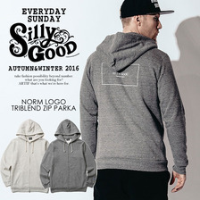SILLY GOOD NORM LOGO TRIBLEND ZIP PARKA SG1F5-SW07画像