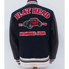 THE FLAT HEAD STJ-63A バーシティジャケット画像