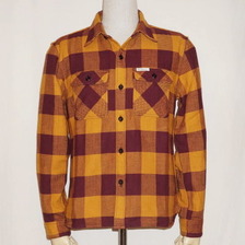 THE FLAT HEAD F-SNO-101L ブロックチェックネルシャツ画像