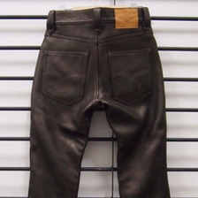 THE FLAT HEAD 3007DCA 鹿革ブーツカットパンツ画像