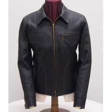 THE FLAT HEAD SRJ-41KB ディアスキンライダースJKT41KB(キーホルダー付)画像