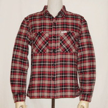 THE FLAT HEAD F-SNO-103L チェックネルシャツ画像