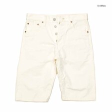 BURGUS PLUS Lot.S770 5Pocket White Denim Shorts S770-01画像