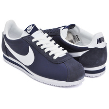 NIKE CLASSIC CORTEZ NYLON OBSIDIAN/WHITE 807472-410画像