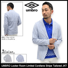 UMBRO Locker Room Limited Cordlane Stripe Tailored JKT UCS4590LR画像
