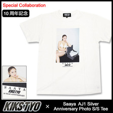 KIKS TYO &times; Saaya AJ1 Silver Anniversary Photo S/S Tee Special Collaboration KT1601SAA-02画像