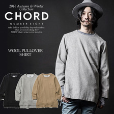 CHORD NUMBER EIGHT WOOL PULLOVER SHIRT画像