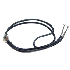 YUKETEN BOLO TIE w/concho/black画像