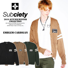 Subciety EMBLEM CARDIGAN 10538画像