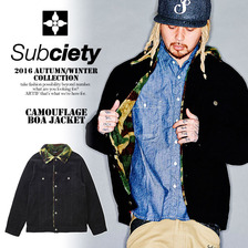 Subciety CAMOUFLAGE BOA JACKET 10527画像