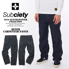 Subciety DENIM CARPENTER PANTS 10604画像
