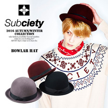 Subciety BOWLAR HAT 10618画像