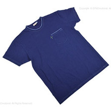 Two Moon インディゴ染 ポケ付きTシャツ 20203画像
