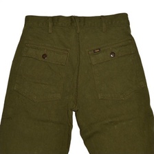 UES B401 先染めサテン ベイカーパンツ画像