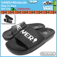VANS &times; Nintendo Slide-On Black VN-0004KIKAE画像