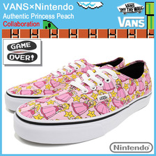 VANS × Nintendo Authentic Princess Peach VN-0004MLJP8画像