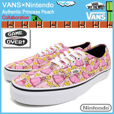 VANS &times; Nintendo Authentic Princess Peach VN-0004MLJP8画像
