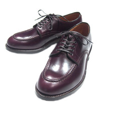 WHEELROBE #15078 HEAVY STITCHING MOC TOE burgundy画像