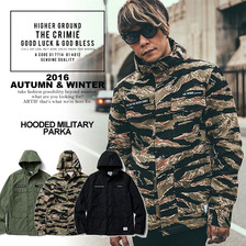 CRIMIE HOODED MILITARY PARKA C1F5-JK17画像