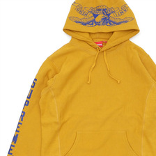 Supreme &times; ANTIHERO Hooded Sweatshirt MUSTARD画像