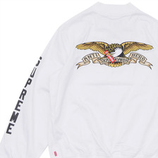 Supreme &times; ANTIHERO Bomber Jacket WHITE画像