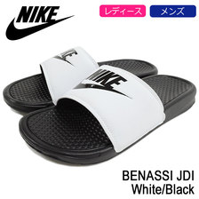 NIKE BENASSI JDI White/Black 343880-100画像