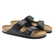 BIRKENSTOCK ARIZONA NATURAL LEATHER (REGULAR) BLACK 0051191画像