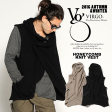 VIRGO Honeycomb knit vest VG-KNIT-54画像