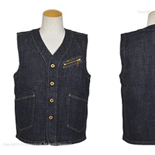TROPHY CLOTHING 3905 DIRT DENIM VEST画像