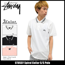 STUSSY Spiral Collar S/S Polo 114900画像