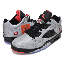 NIKE AIR JORDAN 5 RETRO LOW "NEYMAR" reflect silver/infrared23-blk 846315-025画像